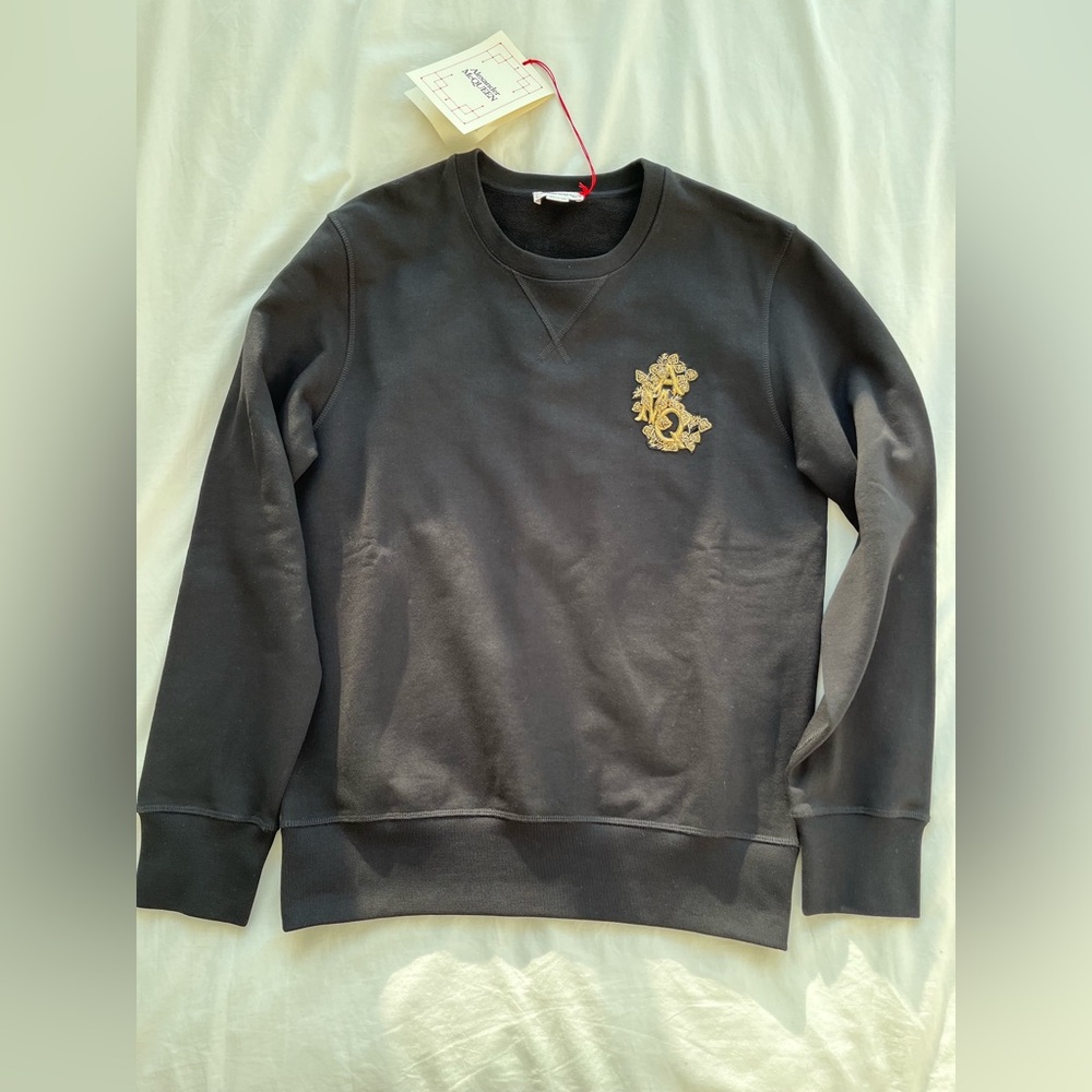 Alexander McQueen Embroidered Detailed Black Sweater